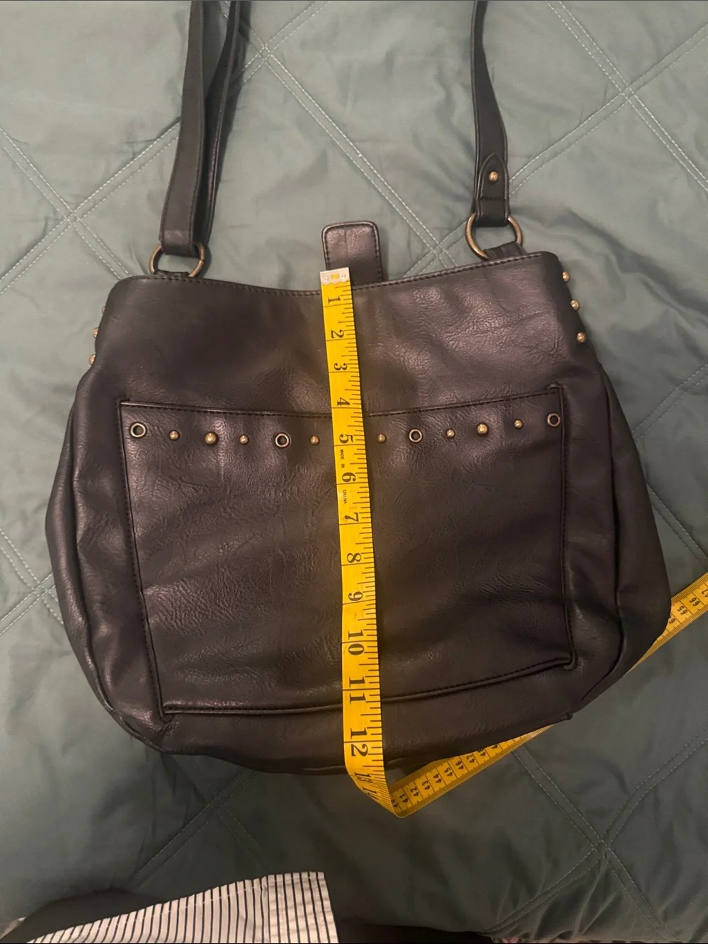 b.o.c by born leather black boho purse bag